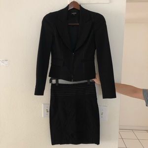 Bebe blazer & skirt set
